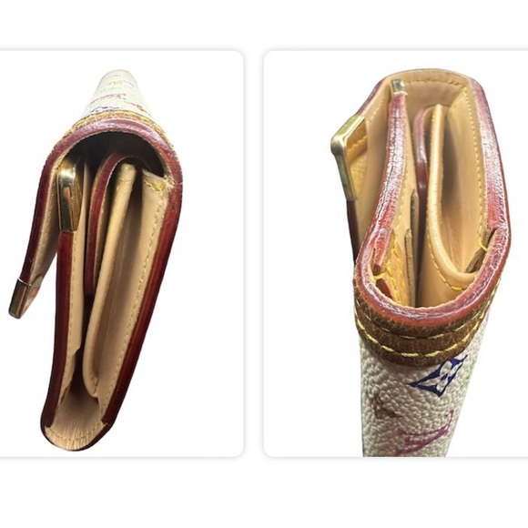 Louis Vuitton x Murakami LMT ED. Monogram Multicolor Porte Tresor Wallet W/ COA - Picture 15 of 16